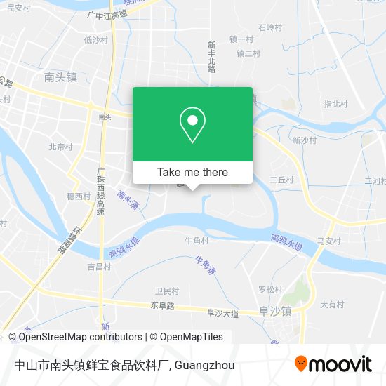 中山市南头镇鲜宝食品饮料厂 map