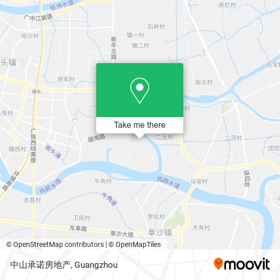 中山承诺房地产 map
