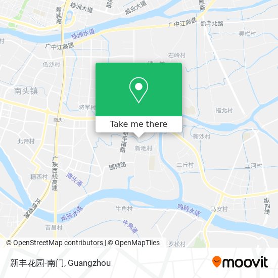 新丰花园-南门 map