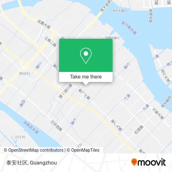 泰安社区 map