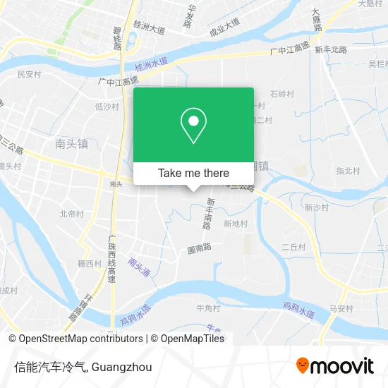 信能汽车冷气 map
