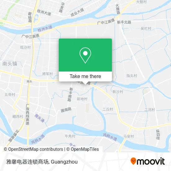 雅馨电器连锁商场 map