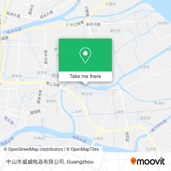 中山市威威电器有限公司 map