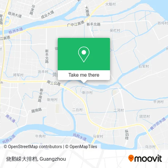 烧鹅嵘大排档 map