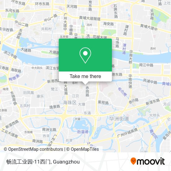 畅流工业园-11西门 map