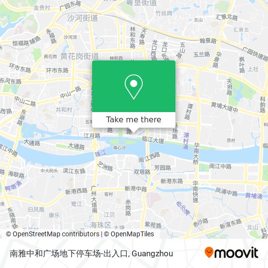 南雅中和广场地下停车场-出入口 map