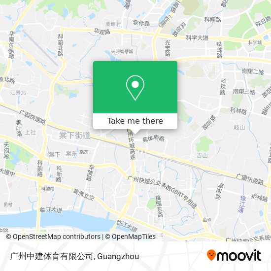 广州中建体育有限公司 map