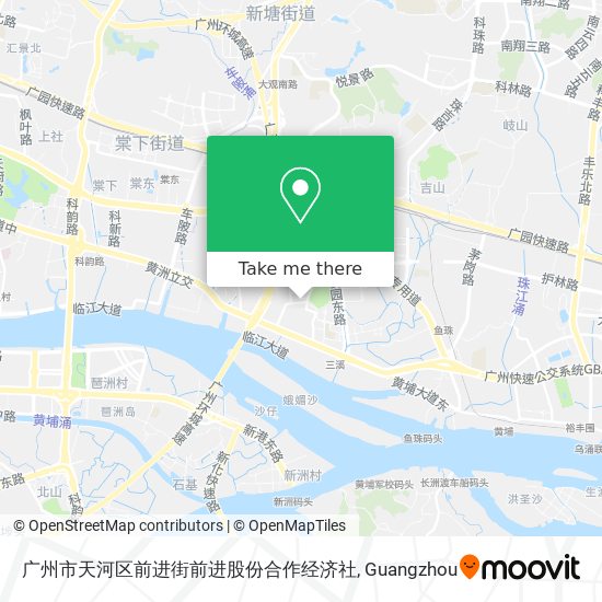 广州市天河区前进街前进股份合作经济社 map