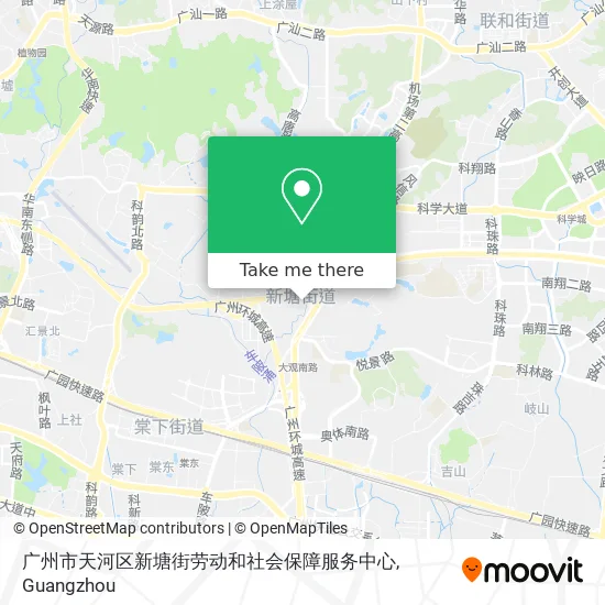 广州市天河区新塘街劳动和社会保障服务中心 map