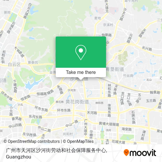 广州市天河区沙河街劳动和社会保障服务中心 map
