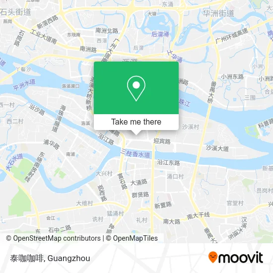 泰咖咖啡 map