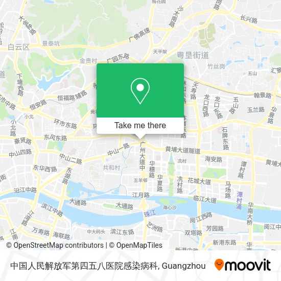 中国人民解放军第四五八医院感染病科 map