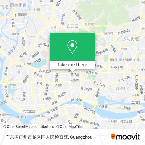 广东省广州市越秀区人民检察院 map