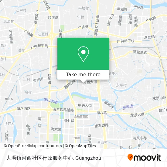 大沥镇河西社区行政服务中心 map