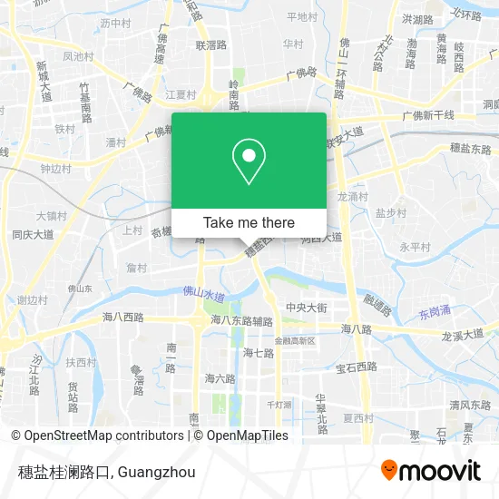 穗盐桂澜路口 map