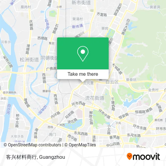 客兴材料商行 map