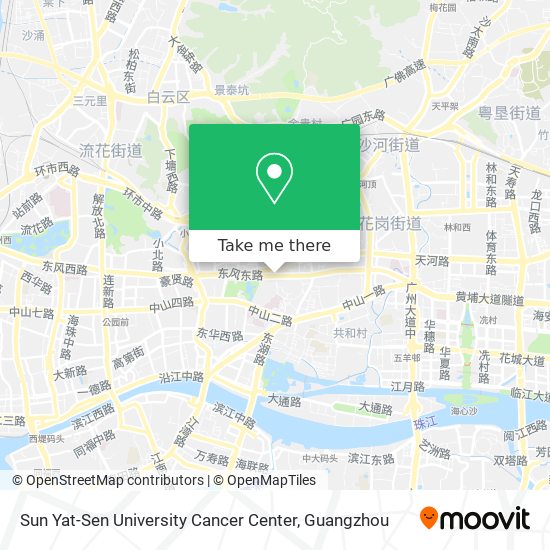 Sun Yat-Sen University Cancer Center map