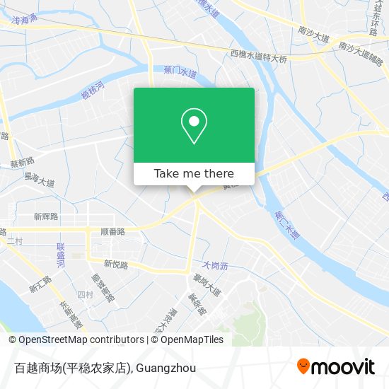 百越商场(平稳农家店) map