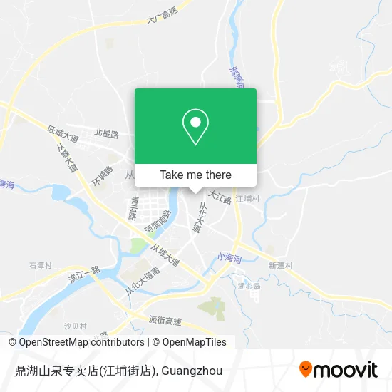 鼎湖山泉专卖店(江埔街店) map