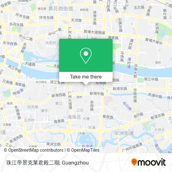 珠江帝景克莱君殿二期 map