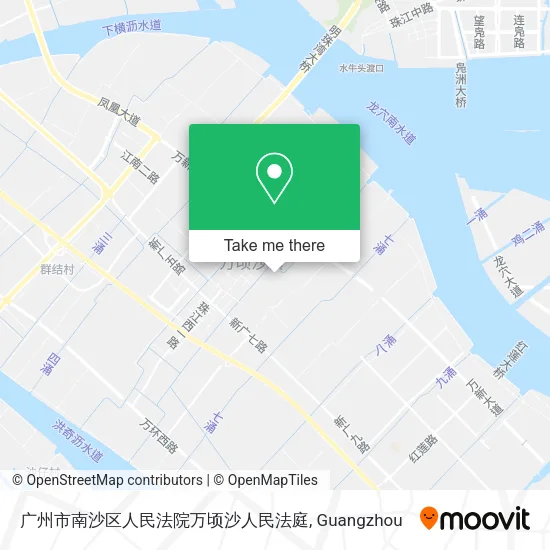 广州市南沙区人民法院万顷沙人民法庭 map