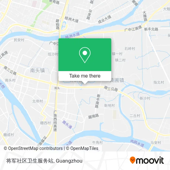 将军社区卫生服务站 map