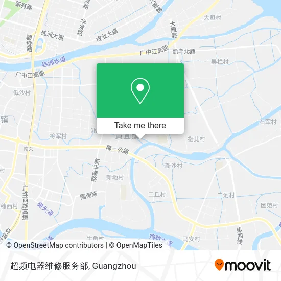超频电器维修服务部 map