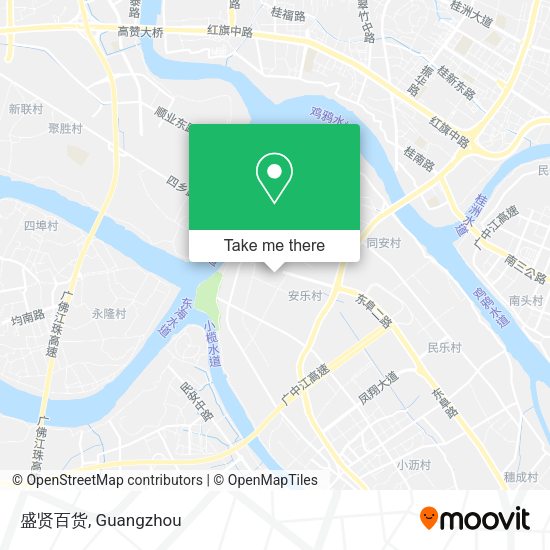 盛贤百货 map