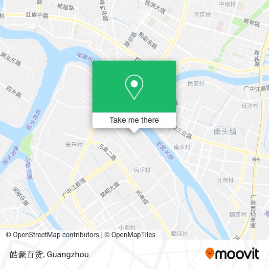 皓豪百货 map
