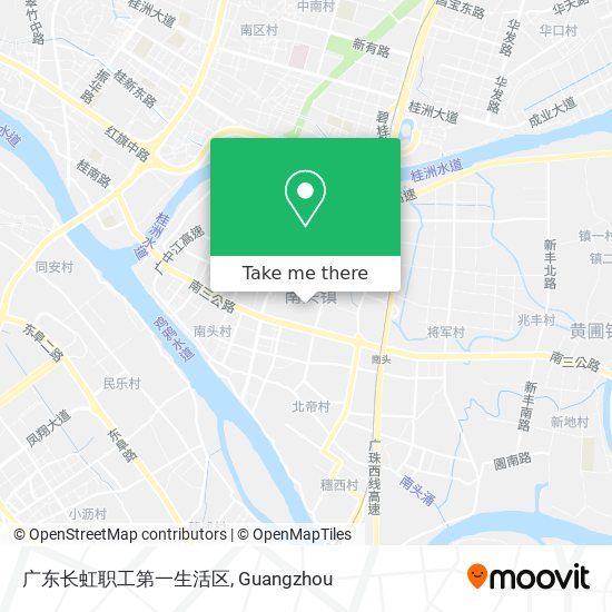 广东长虹职工第一生活区 map