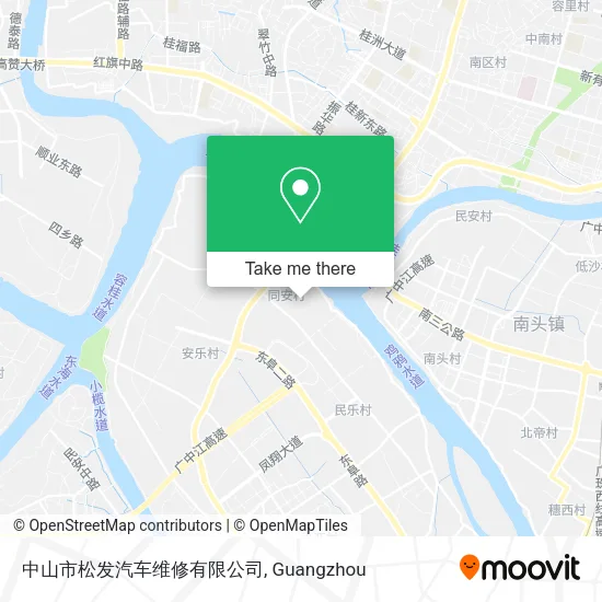 中山市松发汽车维修有限公司 map