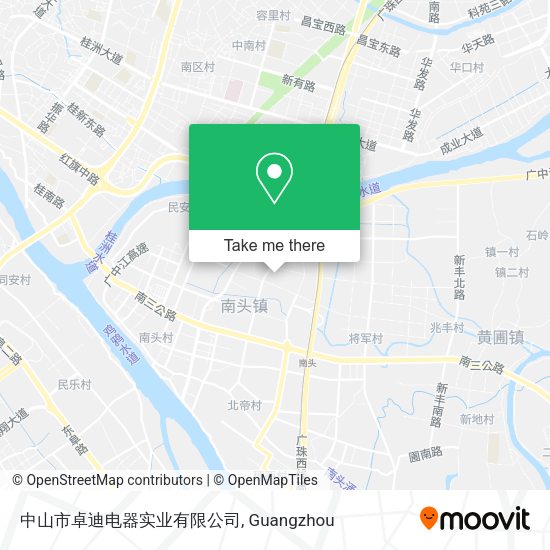 中山市卓迪电器实业有限公司 map
