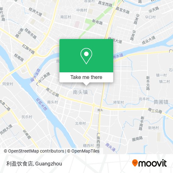 利盈饮食店 map