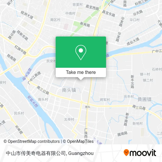 中山市传美奇电器有限公司 map
