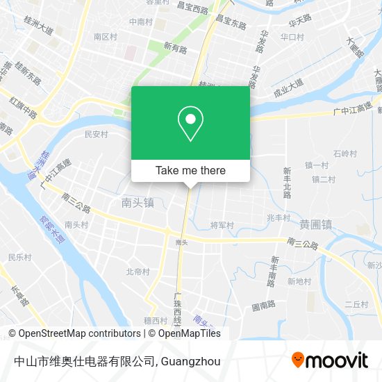 中山市维奥仕电器有限公司 map