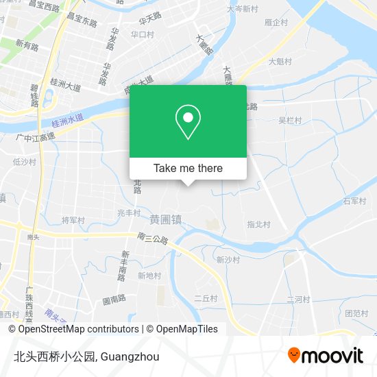 北头西桥小公园 map