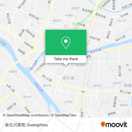 老伍川菜馆 map