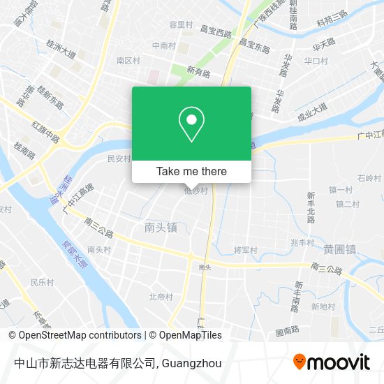 中山市新志达电器有限公司 map
