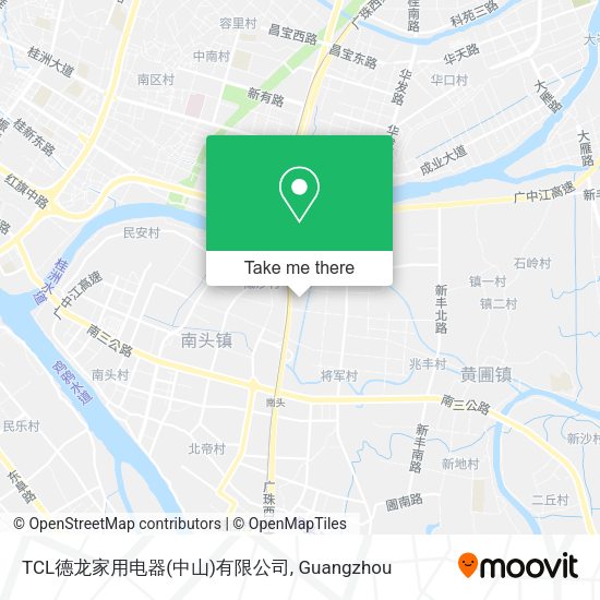 TCL德龙家用电器(中山)有限公司 map