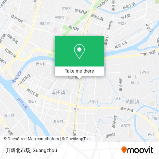 升辉北市场 map