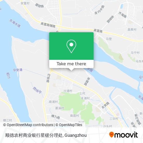 顺德农村商业银行星槎分理处 map