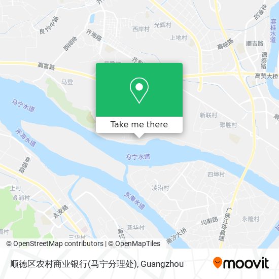顺德区农村商业银行(马宁分理处) map