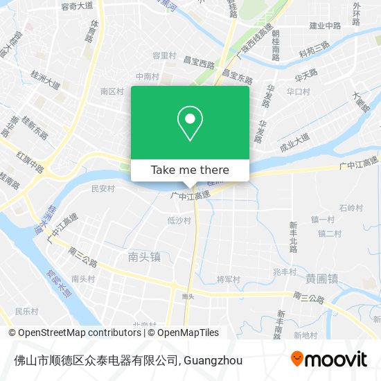 佛山市顺德区众泰电器有限公司 map