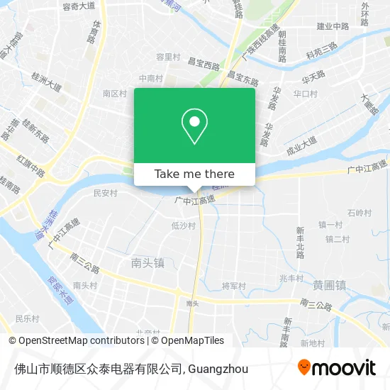 佛山市顺德区众泰电器有限公司 map
