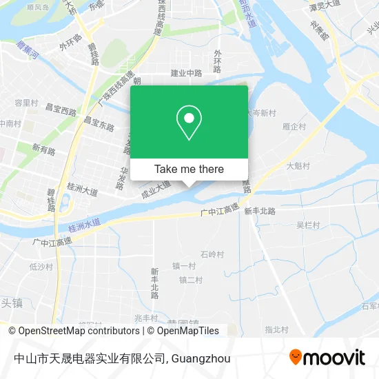 中山市天晟电器实业有限公司 map