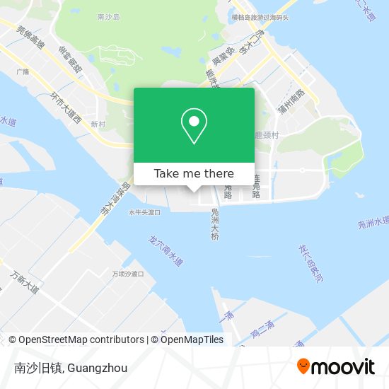南沙旧镇 map