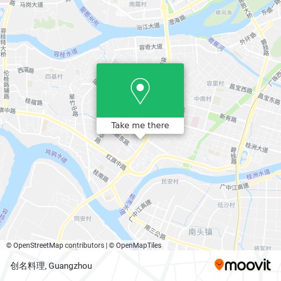 创名料理 map