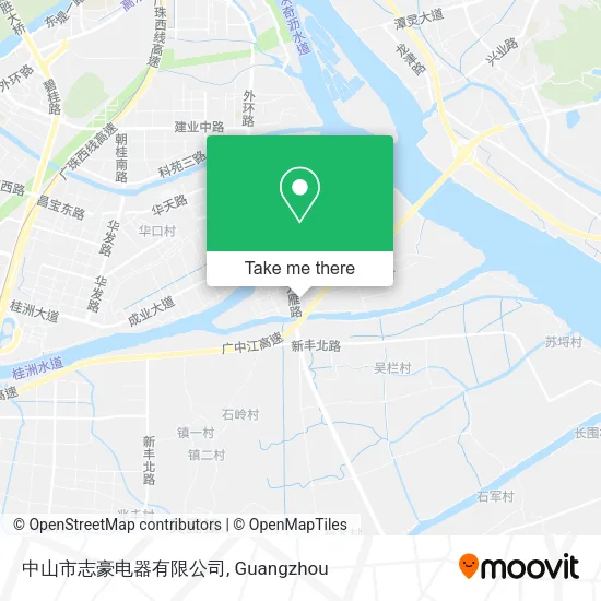 中山市志豪电器有限公司 map