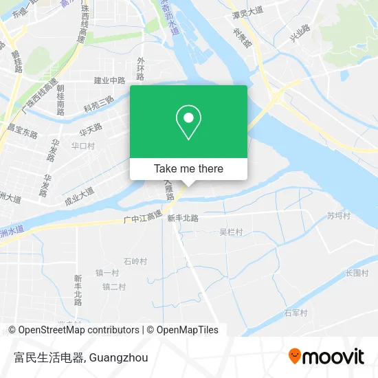 富民生活电器 map