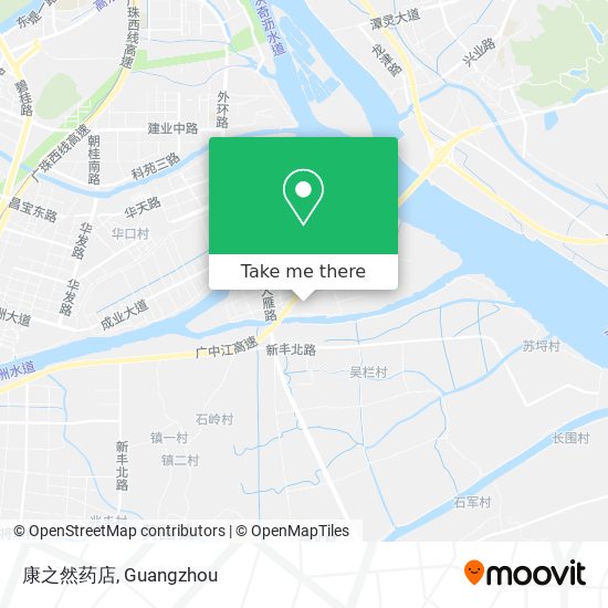 康之然药店 map
